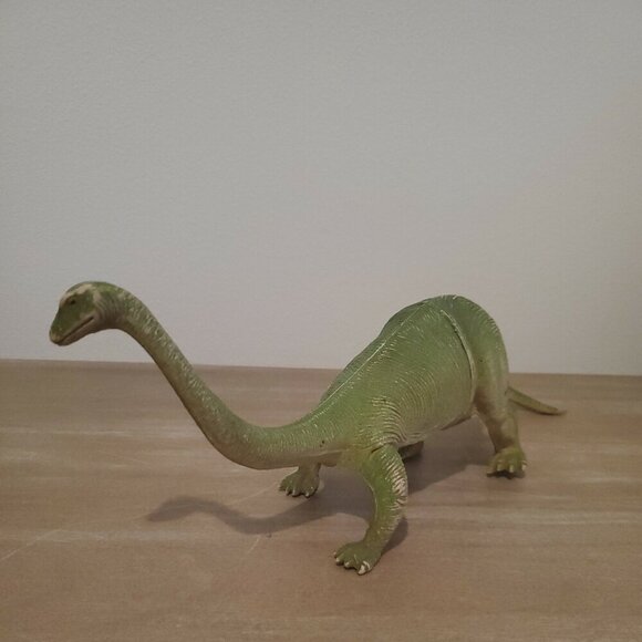 Vintage IMPERIAL 1985 Dinosaur Toy Stegosaurus Brontosaurus Figures Rare - Picture 7 of 10
